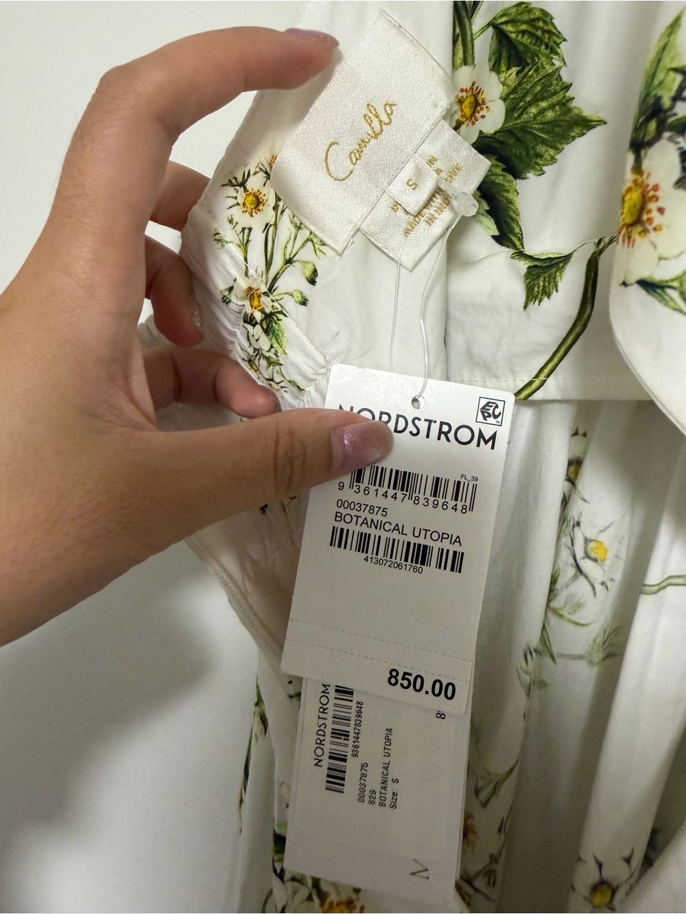 Camilla Botanical Utopia Ruffle Hem Halter Dress - S - NWT - Picture 10 of 14